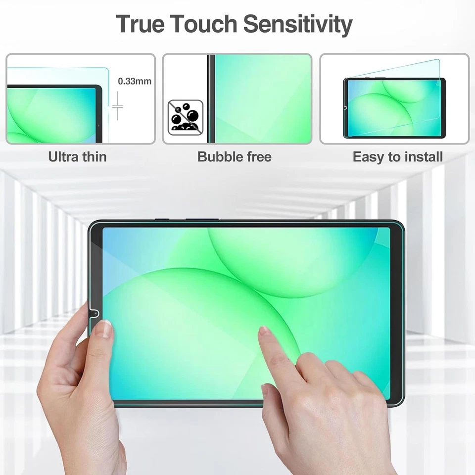 2x 9H Panzerfolie Glas für Samsung Galaxy Tab A11 8.7 2025 / Tab A9 8.7 2023 - Bild 4 von 4