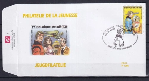 [LM78421] Belgium N°3010FDC Comics First Day Cover COB € 6,00 SUPERB