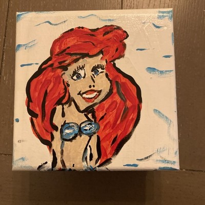 Mermaid box , fun box,  Hand Drawn Cartoon Celebrity Art By Artist RAC Goofyart 