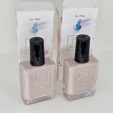 X2 Trust Fund Beauty Nail Polish No Filter Nude-Pink 15ml Vegan Cruelty-Free