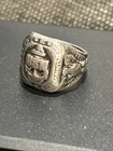 925 Sterling Silver Antique PRE WWII US Navy Ring Size 10