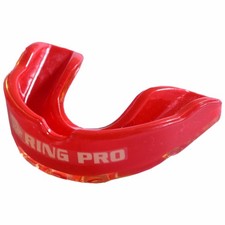 Ring Pro Boxing Mouthguard Boil & Bite Red MMA Football Adult Teeth Guard