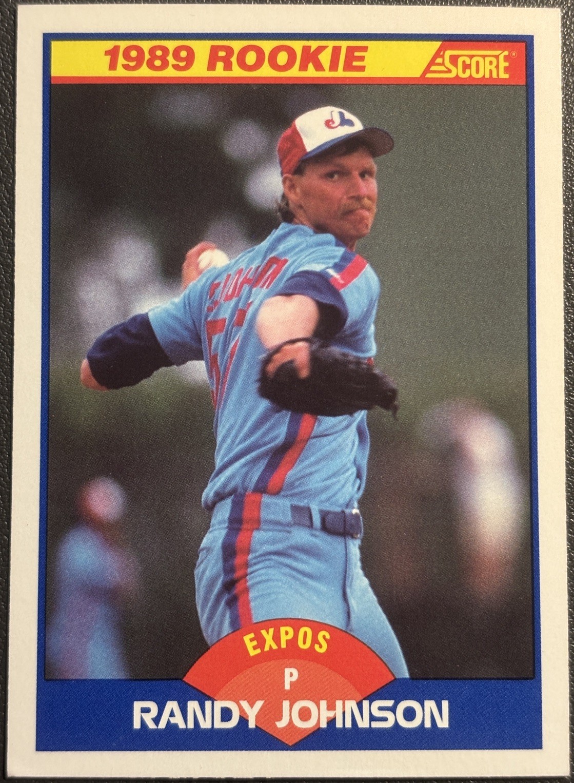 1989 Score Randy Johnson #645 Montreal Expos ROOKIE Card! A41