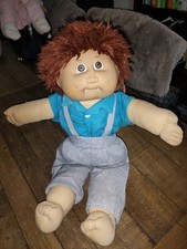 Cabbage Patch Kids Preemie Doll Boy Vintage 1980s Xavier Roberts. Brown Hair