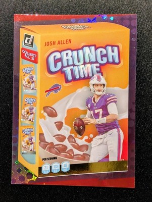 2022 Panini Donruss Football - Crunch Time Josh Allen #CT-3 Buffalo Bills SSP
