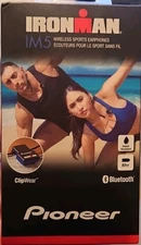 Pioneer Iron-man IM5 Wireless Bluetooth Sports Earphones Blue New Sealed Rare