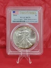 2016 $1 American Silver Eagle PCGS MS70 First Strike 30th Anniversary Toning