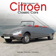 Citroen Classic Cars Calendar 2026  Square Car Wall Calendar  16 Month CALENDAR