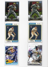 Topps & Bowman- Brice Turang (12) Card Rookie Prospect And Mixed Lot- Brewers 1A