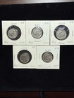 1937 Buffalo Nickel Lot of 5 “Nice Luster” AU + Quality Coins