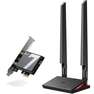 Archer Tri-Band WiFi 7 PCIe Card with Bluetooth 5.4 & High-Performance Antennas