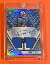 Jahmyr Gibbs - 2023 Panini Phoenix - Rookie Auto Dual Jersey #RAD-JG #'d 019/125
