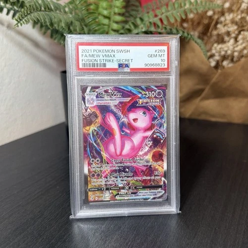2021 Pokemon SWSH Fusion Strike Mew VMAX #269/264 PSA 10 GEM MINT