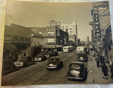 Vintage Black/ White Photo Hackensack,New Jersey Baumgart's Cafe Late 1940s