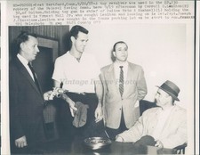 1958 Photo Toy Revolver Robbery Federal Saving Carroll Lenihan Police Bushnell