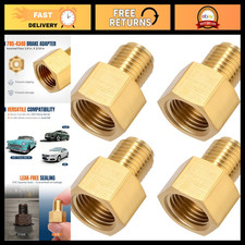4pc Brass Brake Adapter Set 14 To 316 Inverted Flare Durable Fittings