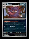 Gengar 050/088 Reverse Holofoil Perfect Order Light Play