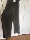 Chelsea28 Silver Metallic V-Neck Sleeveless Wide-Leg Jumpsuit Size 8 Party — photo 2
