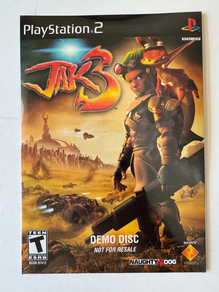 PS2 FACTORY SEALED Demo Discs: Jak 3 and Rise of the Kasai - Image 3 of 4
