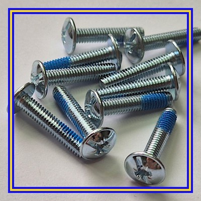 118832 x10 IKEA Rounded, Cross Head Bolts 9Screws) with Locking