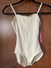 Capezio Women's Camisole Leotard With Adjustable Straps Nude Size XS TB49 NWT