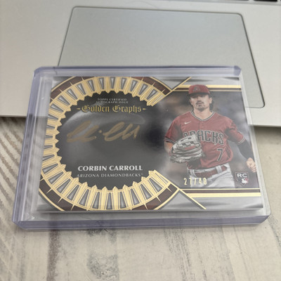 2023 Topps Five Star - Golden Graphs #GG-CC Corbin Carroll /40 (AU, RC)