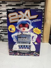 Tiger 2XL Talking Robot Tested Working Complete In Box Tape Manual Vintage 1992