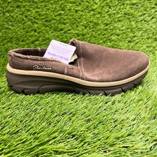 Skechers Easy Going Lovely Latte Womens Size 6 Chocolate Comfort Clogs Shoes
