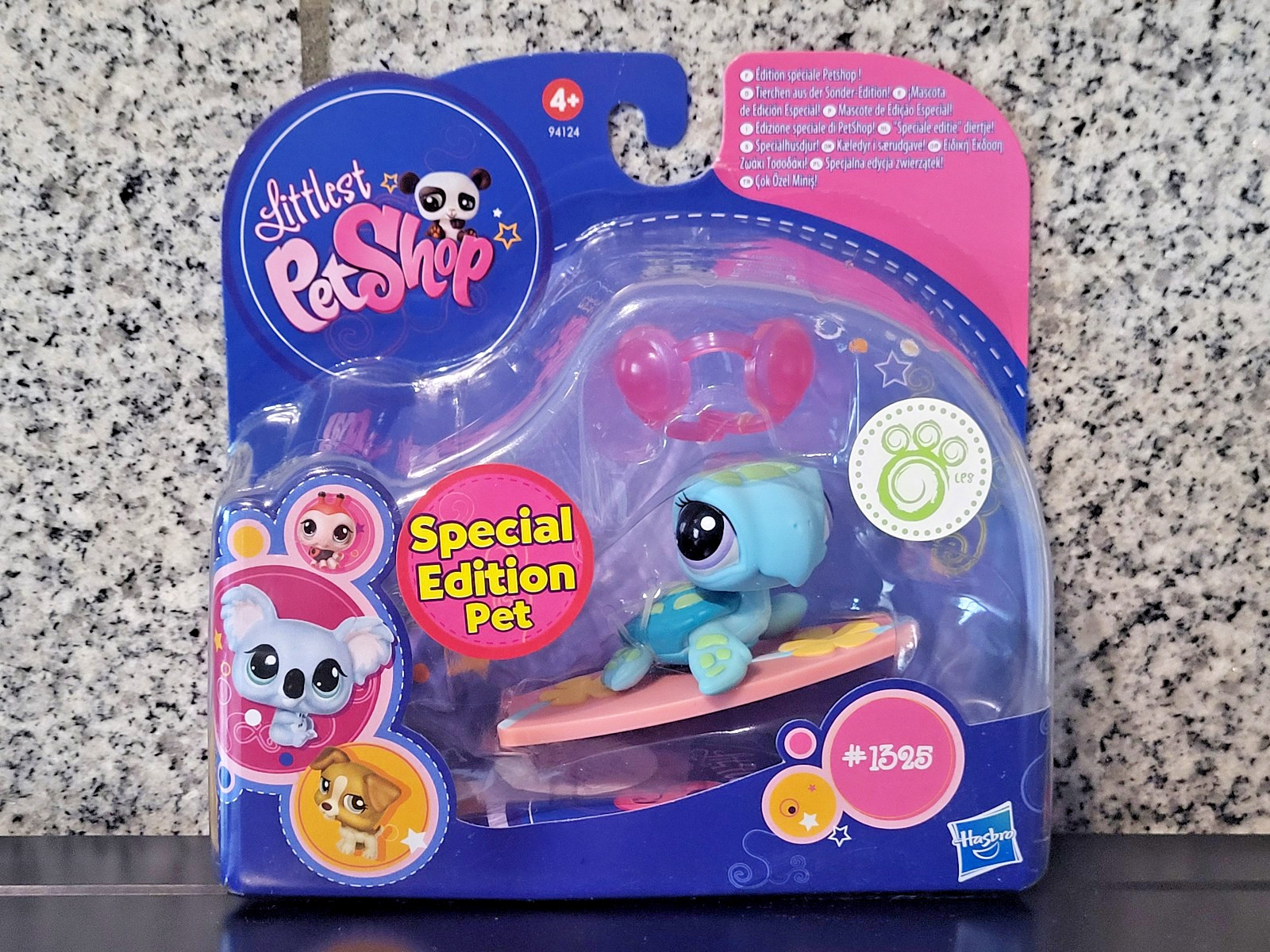LPS #1325 Tortue Hasbro Souvenir d'Enfance Littlest Pet Shop Figurine Originale