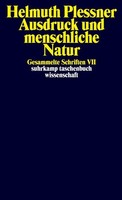 Ausdruck Und Menschliche Natur, Helmuth Plessner