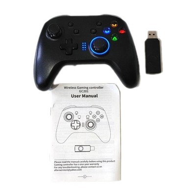Forty4 Wireless Rechargeable Gaming Controller/Model GC201/For PC & Console