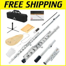 Closed Hole C Flute - Nickel Plated, Offset G Key