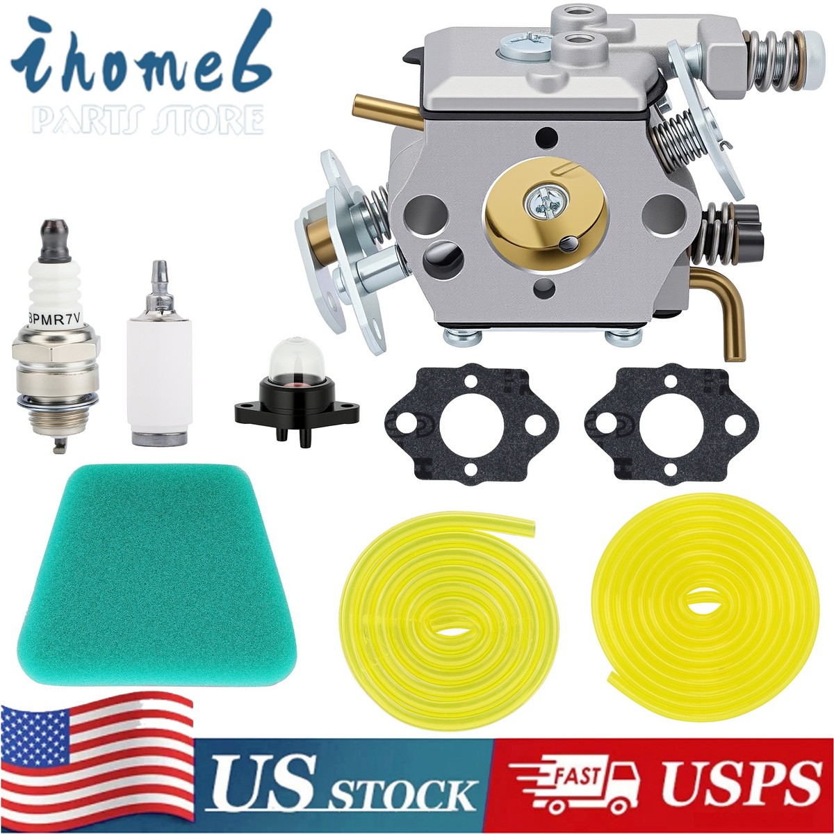 Carburetor Fuel Line Primer Bulb Kit For Craftsman 18