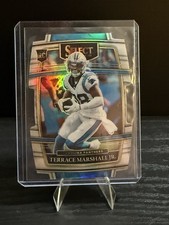 2021 Panini Select #62 Terrace Marshall Jr. Silver Prizm Die Cut RC