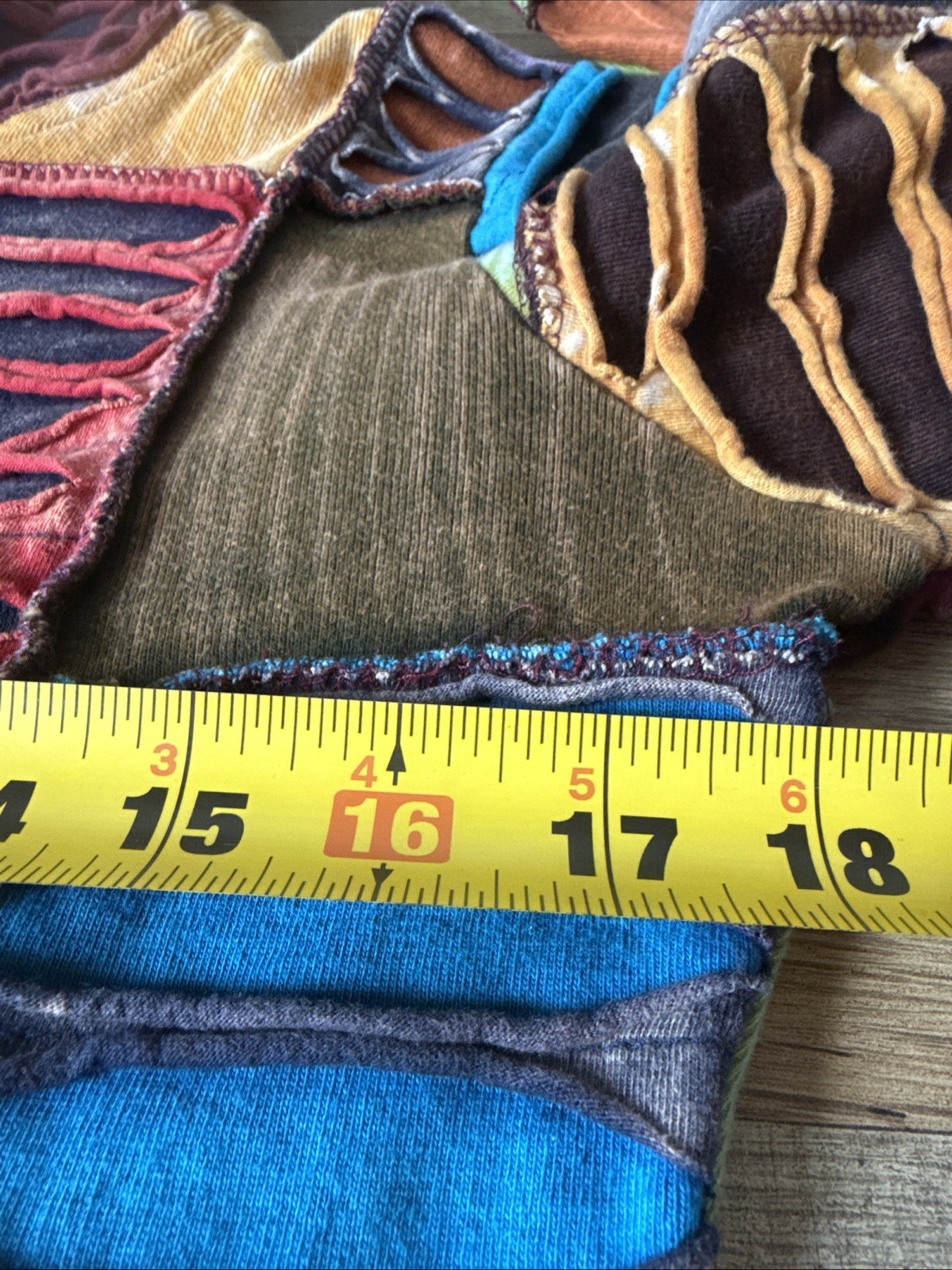 COLLECTION ROYAL Patchwork Jacket Hippie Boho Emb… - image 8