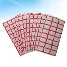 80 Sheets Printable Labels Writable Price Blank Paper Sale Tags Stickers
