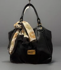 Marc By Marc Jacobs Classic Q Francesca Leather Tote Purse Bag