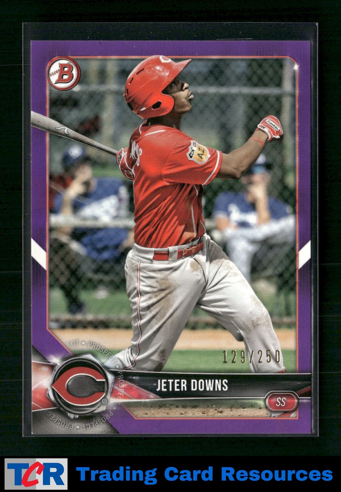 2018 Bowman Draft #BD-151 Jeter Downs Purple #/250