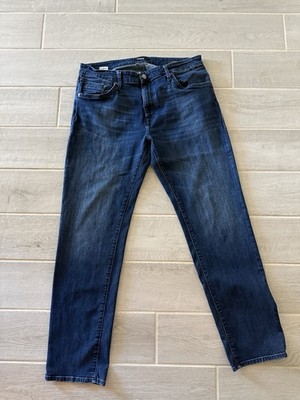 Mavi Jeans Mens 36x32 Marcus Slim Fit Straight Leg Dark Wash Denim #70