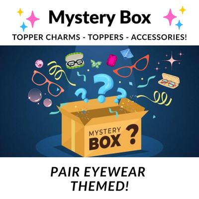 Pair Eyewear Themed Mystery Boxes Compatible Toppers Charms Accessories READ DES