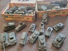 Marx Battleground Playset American  German Armies Tanks Landing Crafts Trucks