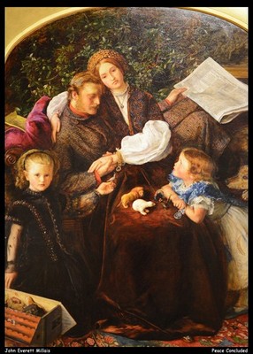 John Everett Millais Peace Concluded O 1 Vintage Art Print Poster Wall Decor Pai
