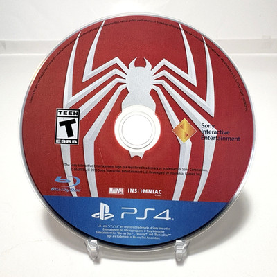 Marvel Spider-Man Playstation 4 PS4 Loose DISC ONLY Tested Fast Shipping