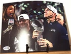 MIKE MACDONALD Seahawks SIGNED 8X10 Photo C JSA COA SUPER BOWL LX Champs