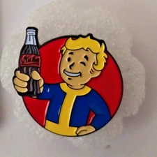 VAULT BOY-FALLOUT-ENAMEL PIN-SHIP ALL THE PINS YOU BUY FOR $4.99-VISIT OUR STORE