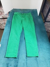 Talbots Jeans Size 6 Womens Green Stretch Pants Ladies Mid Rise Slim Ankle