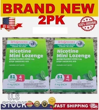 Walgreens Nicotine mini lozenge 4mg 81 Mint Flavor NEW EX2027 2PK