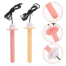 2 Pcs Parrot Heating Pole Cage Accessories Bird Heater Heated Rod