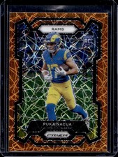 2023 Prizm Puka Nacua RC Lazer Rookie #357 Rams