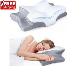 Side Sleeper Pillow with Arm Hole, Upgraded Shoulder Relief System for Neck Pain